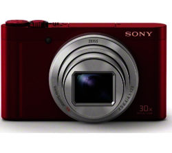 Sony Cyber-shot DSC-WX500R Superzoom Digital Camera - Red